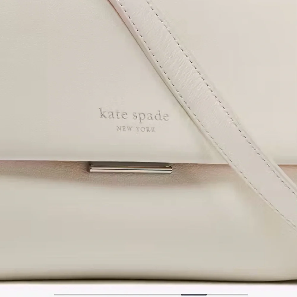 kate spade White Leather Shoulder Bag